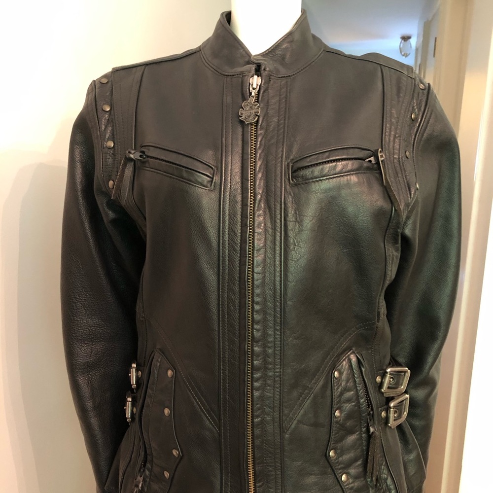 Harley Davidson leather vintage jacket.
